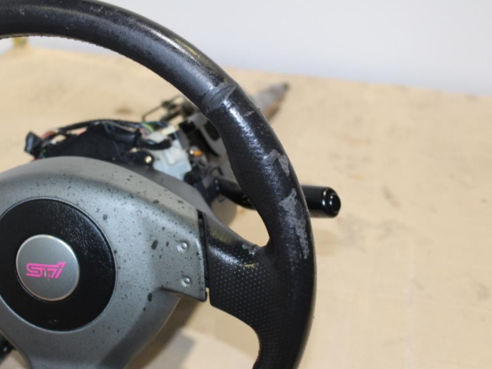 JDM STI SUBARU WRX IMPREZA STEERING WHELL WITH COLUMN: Image 8