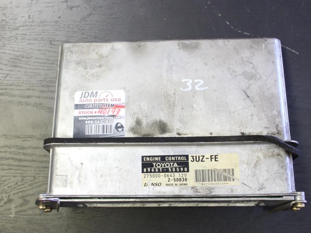 TOYOTA  LS430 -GS430 ECU CONTROL UNIT 2000 TO 2003 4.3 V8 #89661-50590 3UZ-FE: Image 1