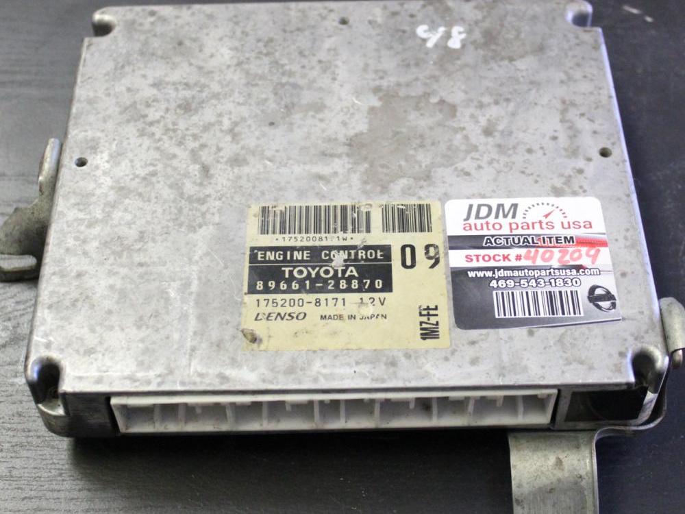 TOYOTA CAMARY ECU CONTROL UNIT OEM JDM 1998/2002 89661-28870 1MZ-FE: Image 1