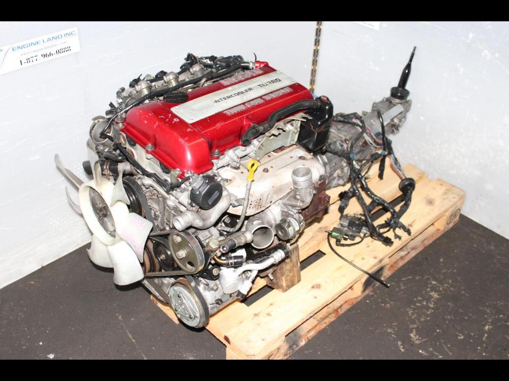 JDM NISSAN 180SX SR20DET 2.0L DOHC TURBO ENGINE, 5SPEED TRANSMISSION, ECU, WIRING HANRESS, IGNITER CHIP: Image 6