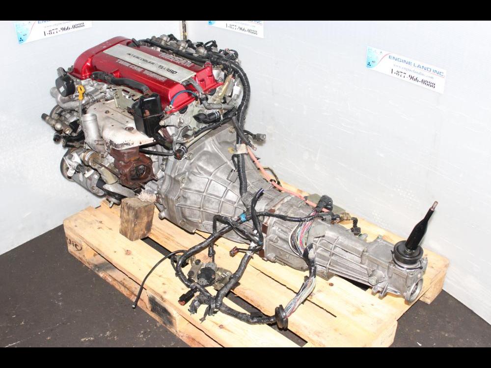 JDM NISSAN 180SX SR20DET 2.0L DOHC TURBO ENGINE, 5SPEED TRANSMISSION, ECU, WIRING HANRESS, IGNITER CHIP: Image 4