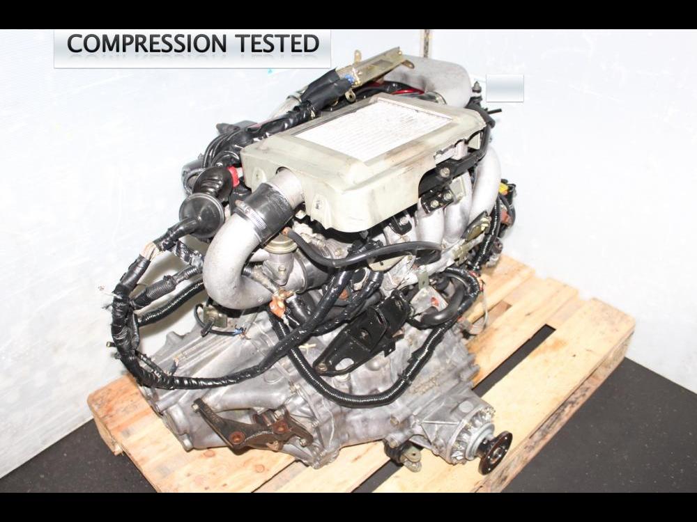 JDM NISSAN BLUE BIRD SR20 TURBO ENGINE AWD MANUAL TRANSMISSION, ECU, WIRING HARNESS: Image 1