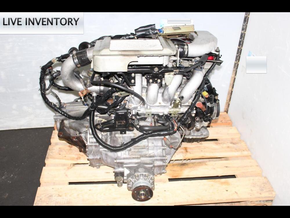 JDM NISSAN BLUE BIRD SR20 TURBO ENGINE AWD MANUAL TRANSMISSION, ECU, WIRING HARNESS: Image 2