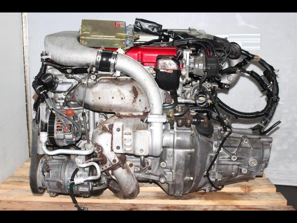 JDM NISSAN BLUE BIRD SR20 TURBO ENGINE AWD MANUAL TRANSMISSION, ECU, WIRING HARNESS: Image 4