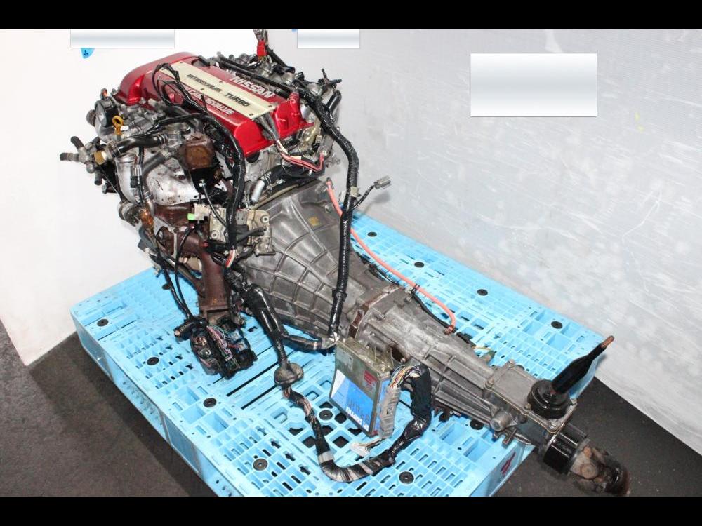 NISSAN 180SX, 240SX, SILVIA JDM SR20DET 2.0L DOHC TURBO MOTOR, 5SPEED TRANSMISSION, ECU, WIRING, IGNITER CHIP: Image 6