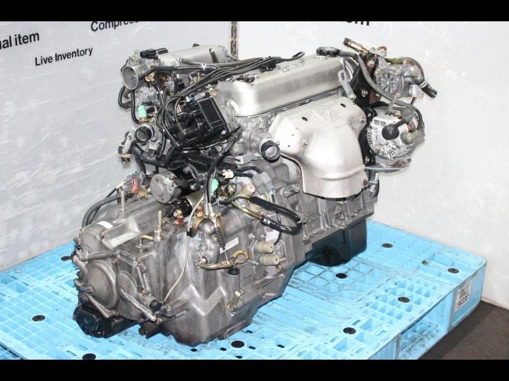 USED HONDA ACCORD 94-97 JDM F22B 2.2L SOHC NON VTEC MOTOR AND AUTOMATIC TRANSMISSION: Image 1