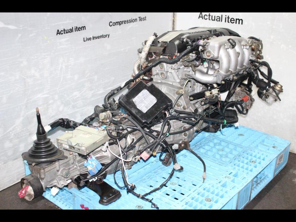 JDM NISSAN SILVIA 240SX SR20 S14 TURBO MOTOR MANUAL TRANSMISSION, ECU, WIRING, IGNITER CHIP, MAF: Image 3