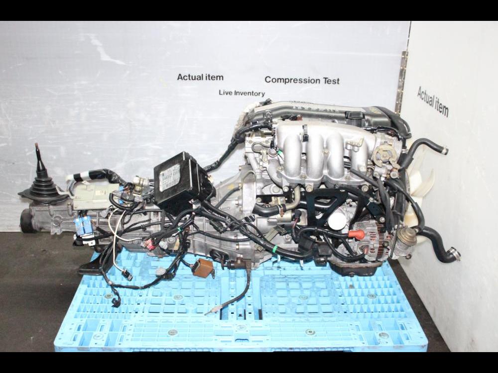 JDM NISSAN SILVIA 240SX SR20 S14 TURBO MOTOR MANUAL TRANSMISSION, ECU, WIRING, IGNITER CHIP, MAF: Image 1