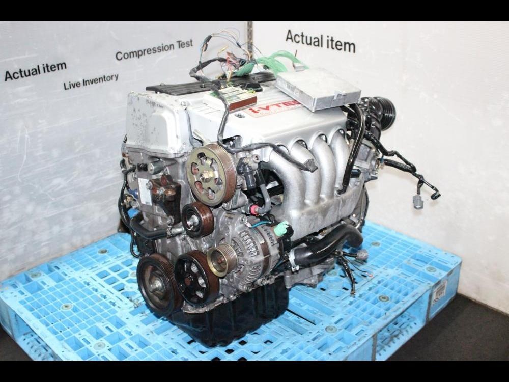 JDM ACURA TSX 2003-2008 K24A3 IVTEC DOHC ENGINE 6SPEED TRANSMISSION, HEADER, ECU: Image 4