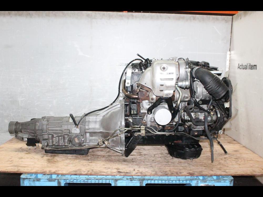 JDM 2L TOYOTA HILUX 4RUNER 2.4L EFI DIESEL TURBO ENGINE AUTOMATIC RWD TRANS ECU 2L-TE: Image 3
