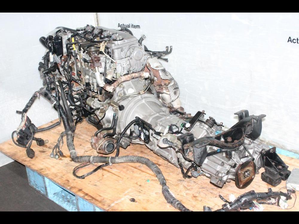 JDM MAZDA BONGO BRAWNY RF TURBO DIESEL MOTOR AWD MANUAL TRANSMISSION, ECU, WIRING: Image 7