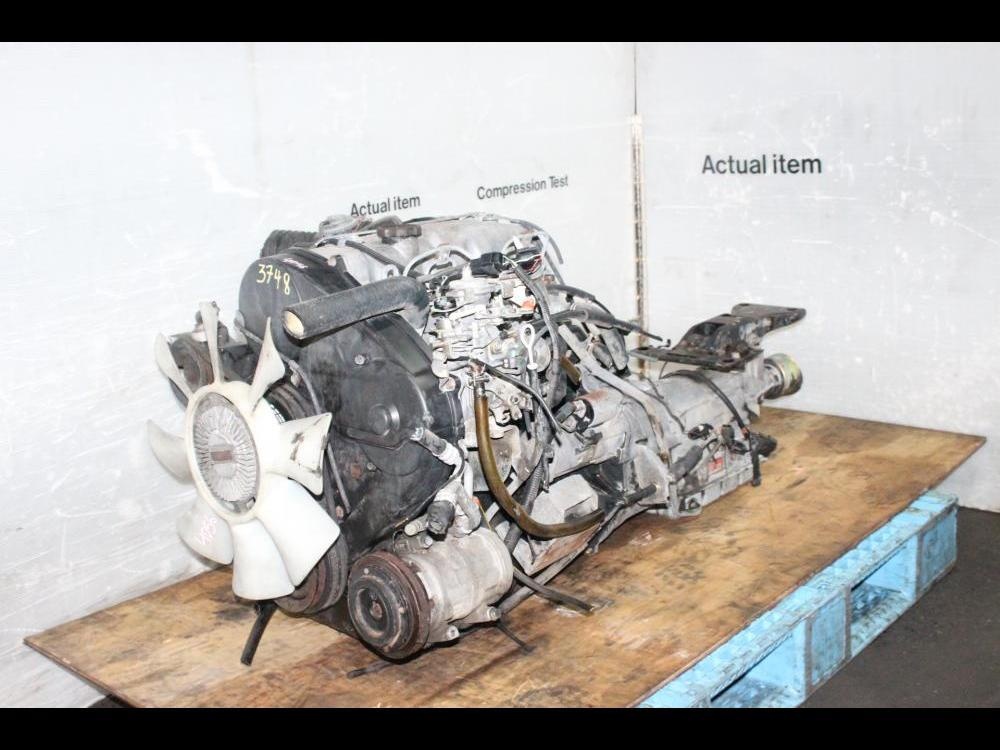MITSUBISHI PAJERO MONTERO JDM 4D56 2.5L TURBO DIESEL ENGINE RWD AUTOMATIC TRANSMISSION: Image 2