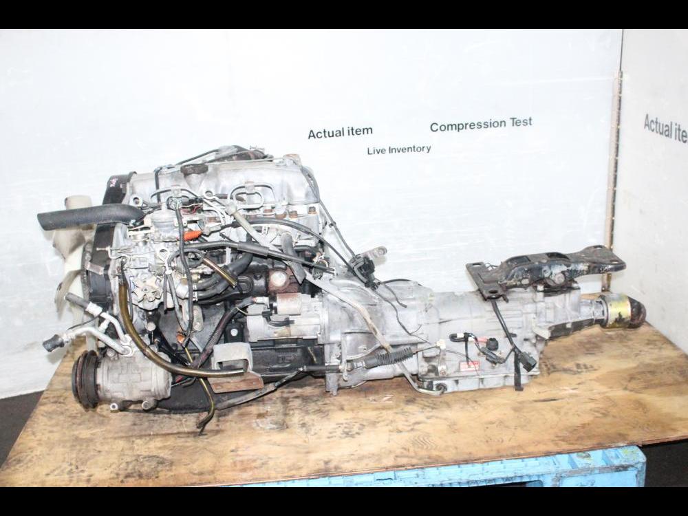 MITSUBISHI PAJERO MONTERO JDM 4D56 2.5L TURBO DIESEL ENGINE RWD AUTOMATIC TRANSMISSION: Image 6