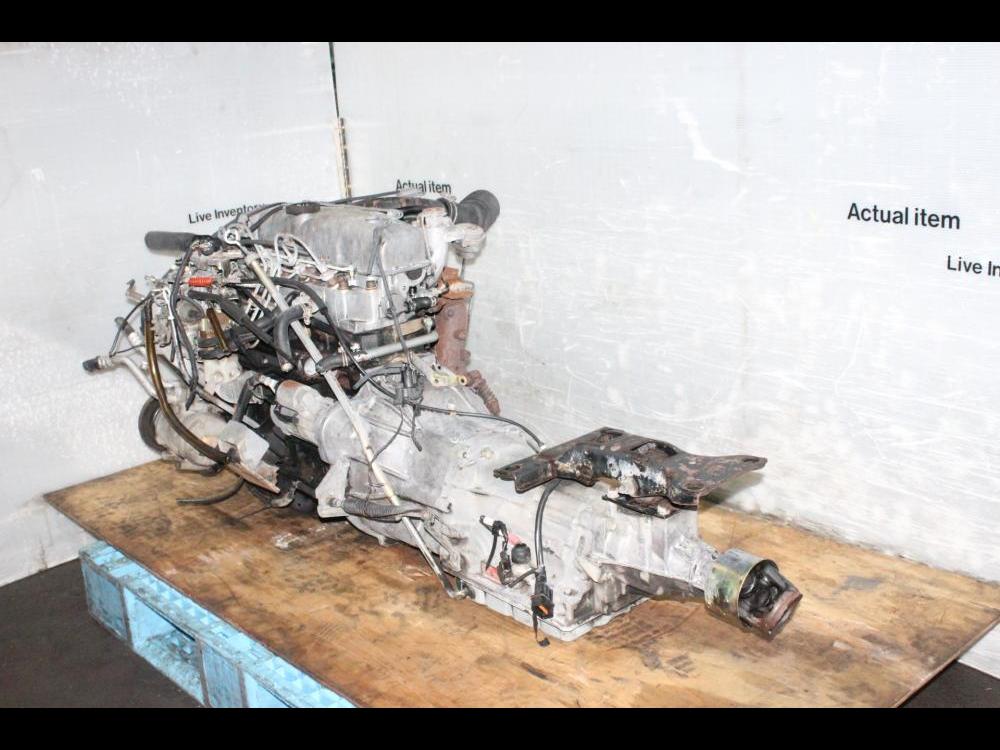 MITSUBISHI PAJERO MONTERO JDM 4D56 2.5L TURBO DIESEL ENGINE RWD AUTOMATIC TRANSMISSION: Image 4