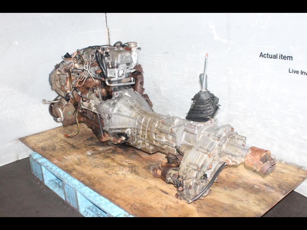 JDM MITSUBISHI MONTERO PAJERO 4D56 TURBO 2.5L DIESEL MOTOR : Image 4