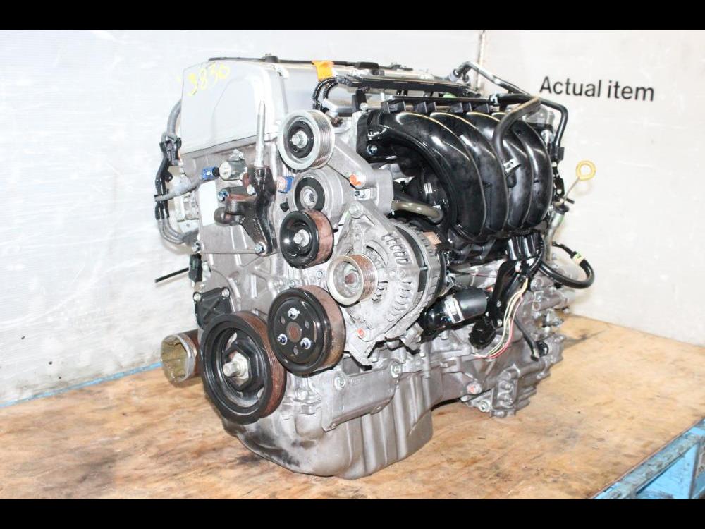 JDM K24A 2.4L DOHC I-VTEC SINGLE EXHAUST PORT 2008-2010 LONG BLOCK ENGINE: Image 1
