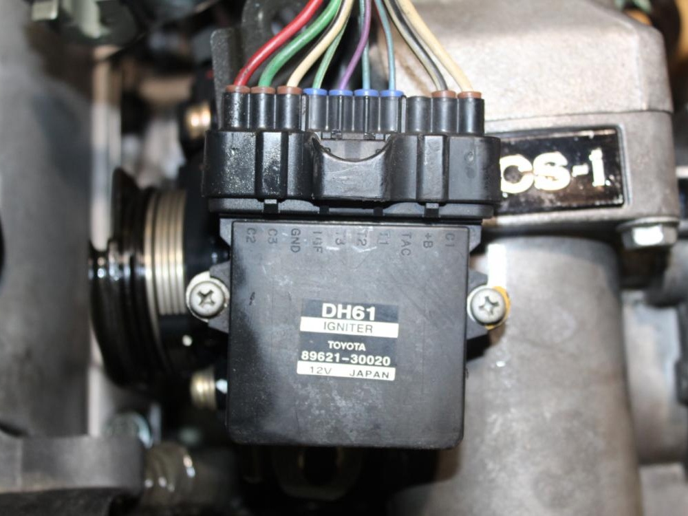 1999-2003 JDM TOYOTA VVTI TURBO 1JZ, 2.5L GTE, IGNITER, DET, ESCS-I, ECU, TRANSMISSION WITH ENGINE : Image 14