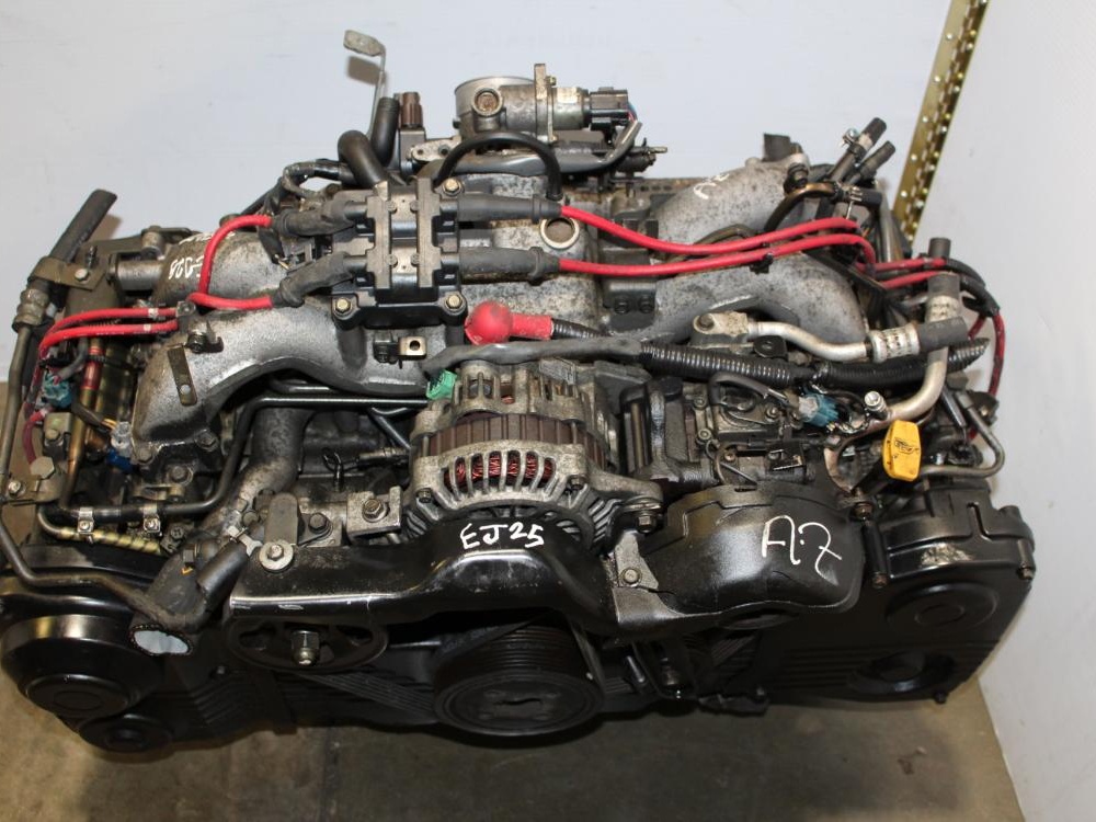 JDM SUBARU IMPREZA ENGINE JDM EJ25 DOHC AVCS NON TURBO FORESTER OUTBACK MOTOR 1998-2002: Image 1
