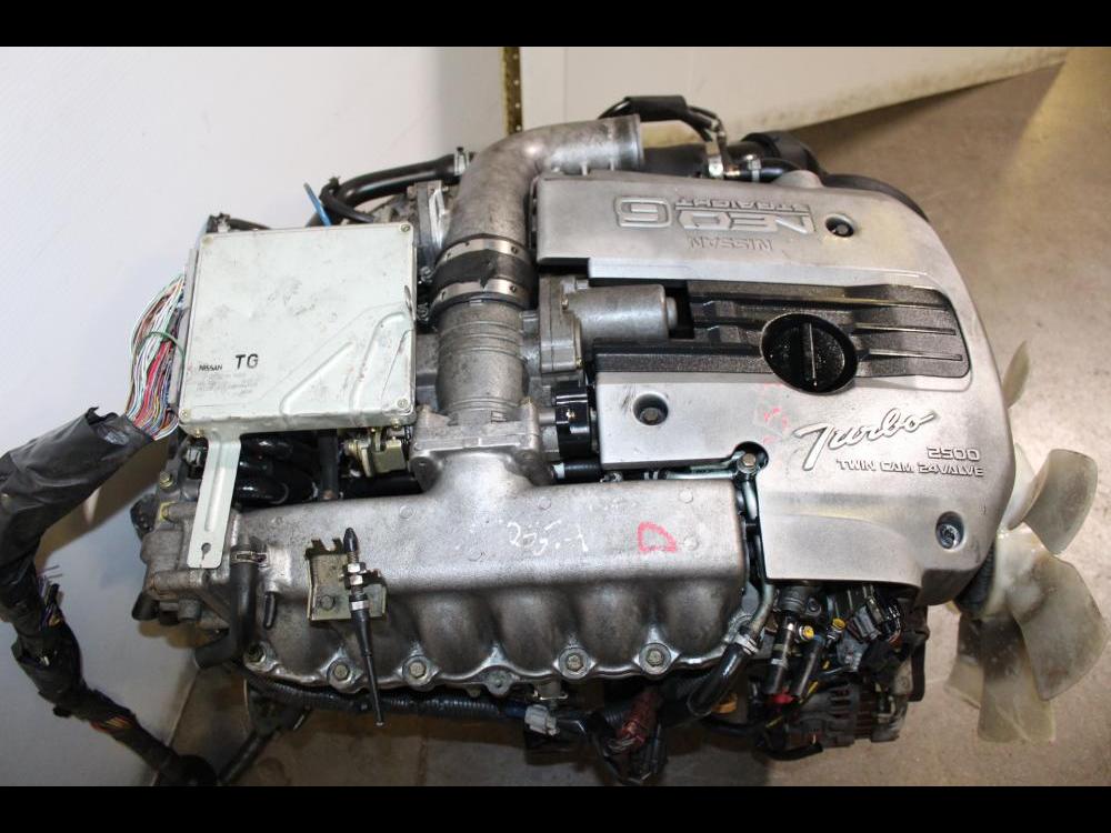 JDM NISSAN SKYLINE R34 TURBO RB25DET NEO-6 MOTOR GTS-T RB25 2WD ENGINE WITH ECU FOR SALE: Image 1