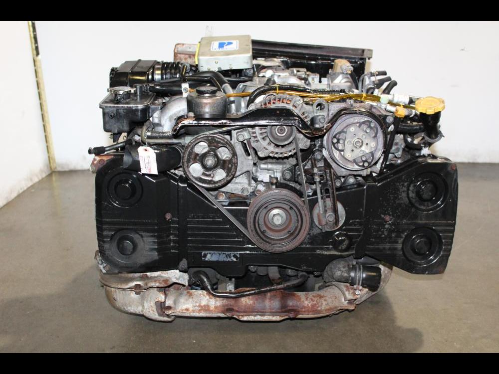 USED JDM SUBARU FORESTER EJ205 2.0L QUAD CAM AVCS TURBO ENGINE IMPREZA WRX EJ20 2002-2005: Image 1