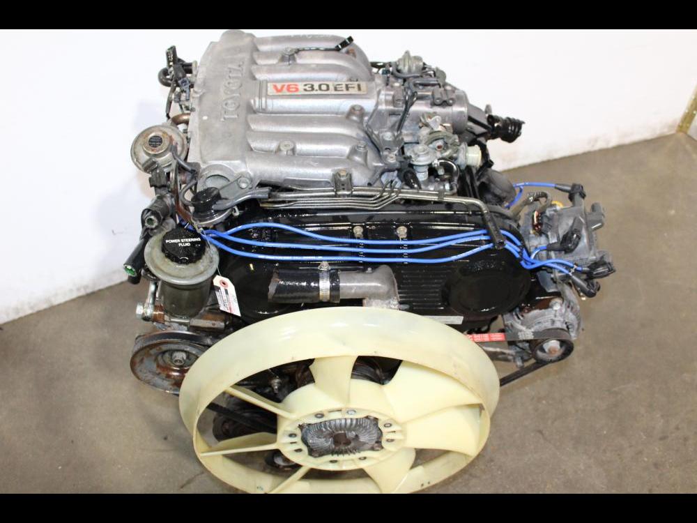 89-95 JDM TOYOTA PICKUP TRUCK 4RUNNER 3.0L,3VZ, V6, ENGINE ONLY: Image 4