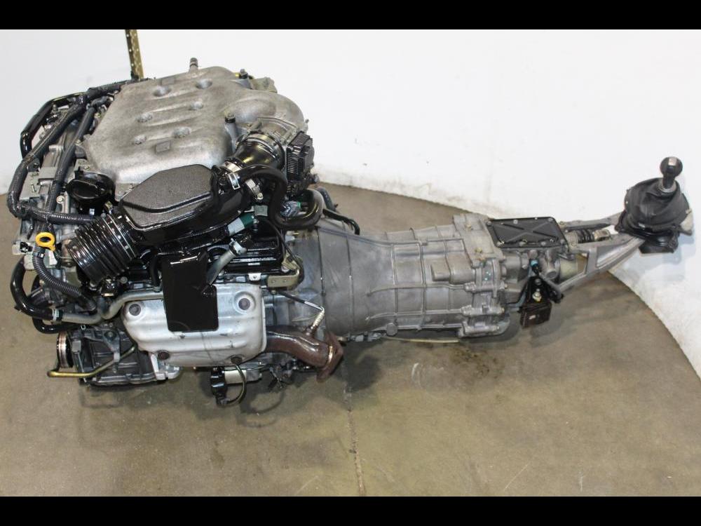 USED JDM NISSAN 350Z INFINITI G35 VQ35 3.5L MOTOR 6SPEED RWD TRANSMISSION: Image 1