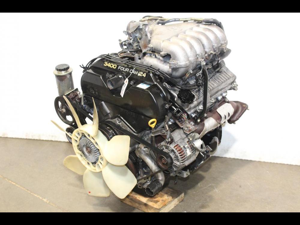 JDM TOYOTA 4RUNNER PICK UP T100 TACOMA 5VZ 3.4L V6 MOTOR ONLY: Image 1