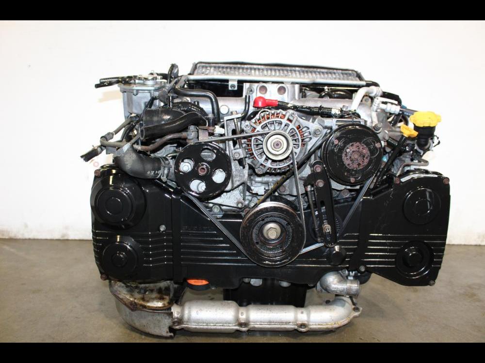 USED JDM SUBARU FORESTER EJ205 2.0L QUAD CAM AVCS 2002-2005 TURBO ENGINE IMPREZA WRX EJ20 : Image 1