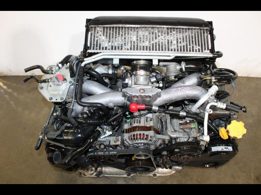 USED JDM SUBARU FORESTER EJ205 2.0L QUAD CAM AVCS 2002-2005 TURBO ENGINE IMPREZA WRX EJ20 : Image 7