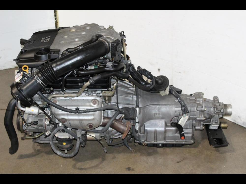 JDM NISSAN 350Z VQ35DE 3.5L V6 MOTOR AUTOMATIC TRANSMISSION INFINITI G35 2003-2004: Image 2