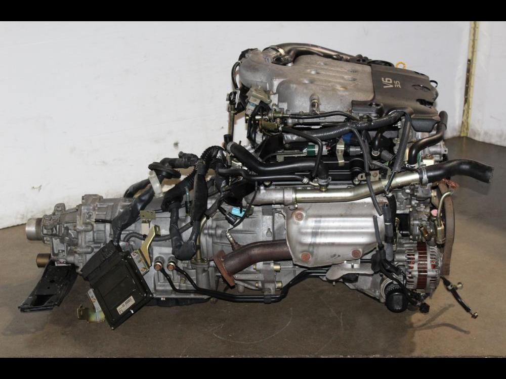 JDM NISSAN 350Z VQ35DE 3.5L V6 MOTOR AUTOMATIC TRANSMISSION INFINITI G35 2003-2004: Image 9