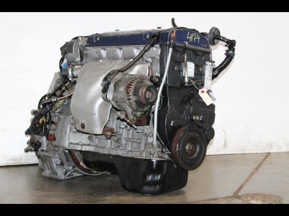 JDM HONDA ACCORD F20B 2.0L DOHC BLUE TOP VTEC ENGINE WITH AUTOMATIC TRANSMISSION: Image 6