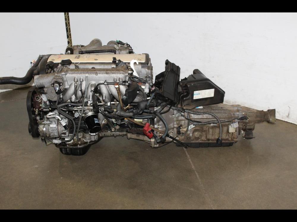 JDM 1JZGTE VVTI 2.5L DOHC TURBO MOTOR ECU, IGNITER CHIP, WIRING WITH THE TRANSMISSION FOR SALE: Image 2