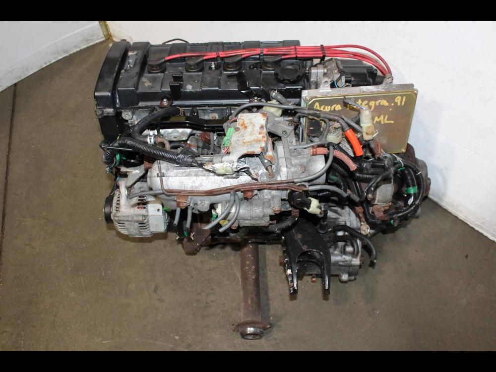 1988-1991 JDM HONDA INTEGRA B18A1 1.8L DOHC ENGINE 5SPEED CABLE TRANSMISSION: Image 1