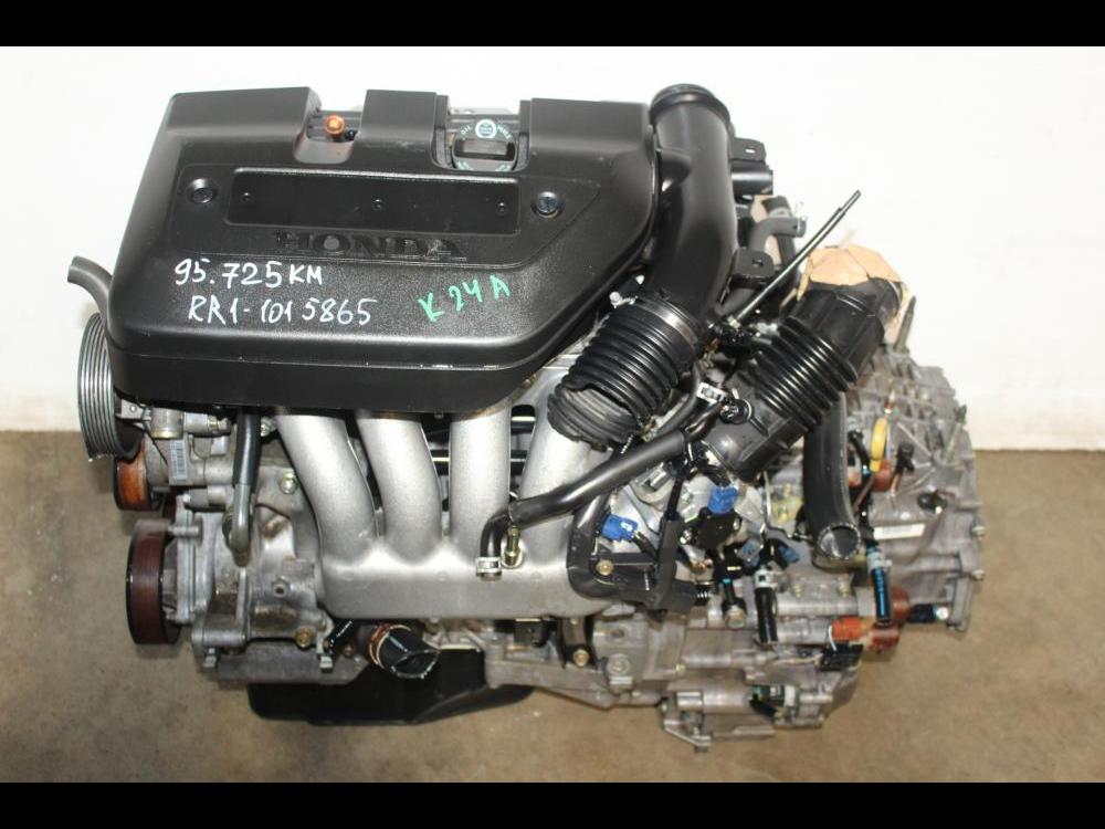 HONDA K24A 2.4L RAA DOHC VTEC JDM MOTOR & AUTOMATIC TRANSMISSION LOW MILES: Image 1