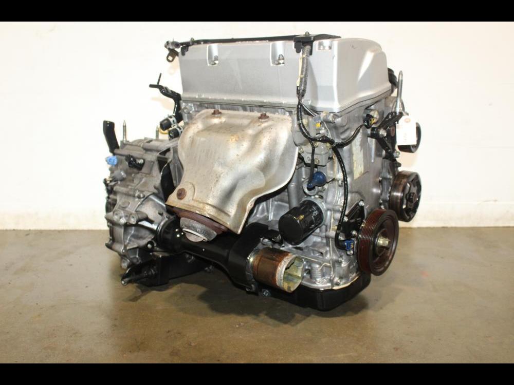 JDM HONDA K24A 2.4L CRV DOHC VTEC MOTOR & AUTOMATIC TRANSMISSION LOW MILES FOR SALE : Image 8