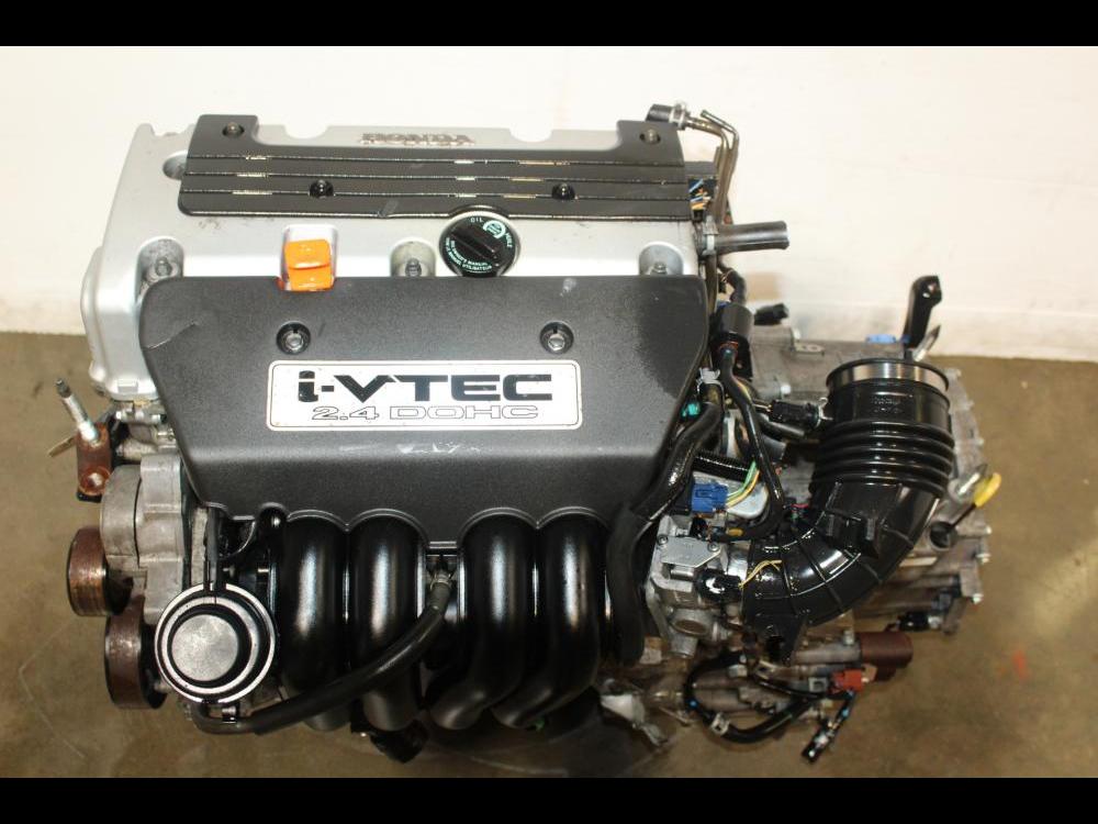 JDM HONDA K24A 2.4L CRV DOHC VTEC MOTOR & AUTOMATIC TRANSMISSION LOW MILES FOR SALE : Image 1